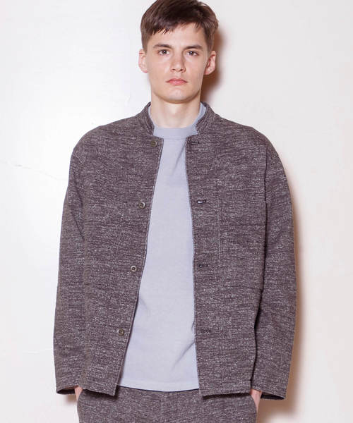 Jackman（ジャックマン）の「Dotsume BB Shirt Jacket（ノーカラー