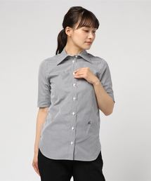 マディソンブルー ハイカラーマダムシャツ　ネイビー サイズ01 MADISONBLUE - 美品 マディソンブルー シャツ ネイビー 01 紺色