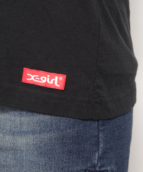 X-girl(エックスガール)の「VARIOUS TANK TUNIC(タンクトップ・レディース・ホワイト/ブラック/グレー/ピンク・1/2)」の8枚目の写真