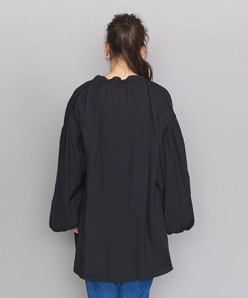 GHOSPELL（ゴスペル）の「＜GHOSPELL＞バルーンスリーブブラウス ◆（シャツ/ブラウス・レディース・ブラック・SMALL）」の2枚目の写真