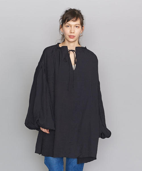 GHOSPELL（ゴスペル）の「＜GHOSPELL＞バルーンスリーブブラウス ◆（シャツ/ブラウス・レディース・ブラック・SMALL）」の3枚目の写真