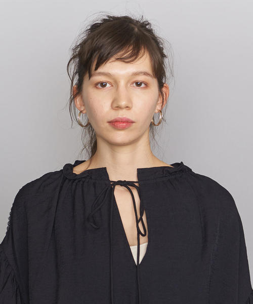 GHOSPELL（ゴスペル）の「＜GHOSPELL＞バルーンスリーブブラウス ◆（シャツ/ブラウス・レディース・ブラック・SMALL）」の6枚目の写真