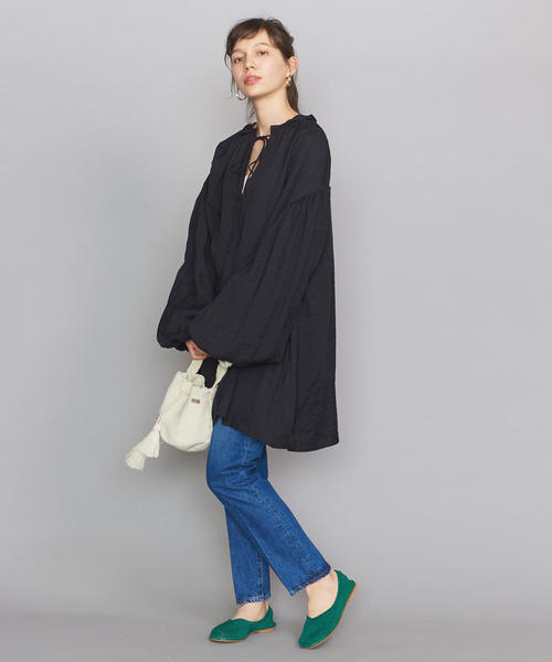GHOSPELL（ゴスペル）の「＜GHOSPELL＞バルーンスリーブブラウス ◆（シャツ/ブラウス・レディース・ブラック・SMALL）」の11枚目の写真