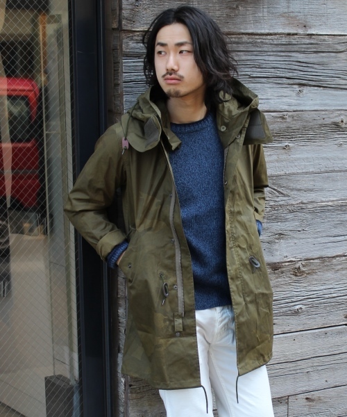 JOURNAL STANDARD（ジャーナルスタンダード）の「コットンツイルモッズコート #（モッズコート・メンズ・ベージュ/ダークグリーン/カーキ・MEDIUM/LARGE）」の2枚目の写真