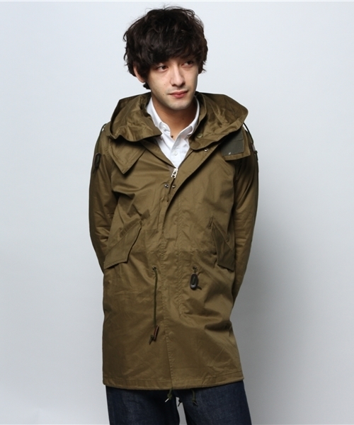 JOURNAL STANDARD（ジャーナルスタンダード）の「コットンツイルモッズコート #（モッズコート・メンズ・ベージュ/ダークグリーン/カーキ・MEDIUM/LARGE）」の7枚目の写真