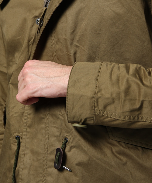 JOURNAL STANDARD（ジャーナルスタンダード）の「コットンツイルモッズコート #（モッズコート・メンズ・ベージュ/ダークグリーン/カーキ・MEDIUM/LARGE）」の9枚目の写真