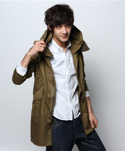 JOURNAL STANDARD（ジャーナルスタンダード）の「コットンツイルモッズコート #（モッズコート・メンズ・ベージュ/ダークグリーン/カーキ・MEDIUM/LARGE）」の16枚目の写真