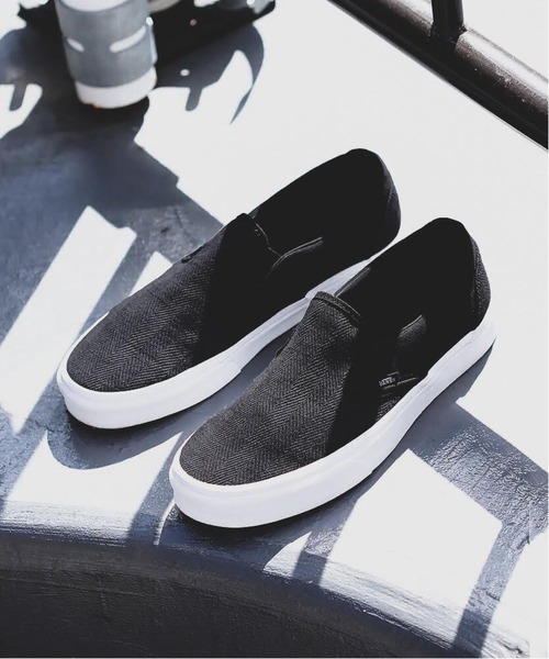 VANS(バンズ)の「VANS / バンズ SLIP-ON 販路限定モデル(スリッポン)」|ブラック