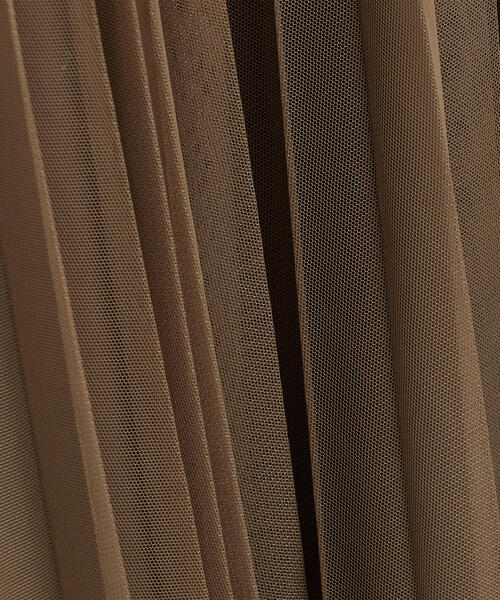 green label relaxing（グリーンレーベルリラクシング）の「CFC チュール プリーツ スカート（スカート・レディース・ブラック/ベージュ/モカ/ブラウン/ライトピンク/ライトグレー・FREE）」の20枚目の写真