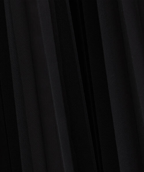 green label relaxing（グリーンレーベルリラクシング）の「CFC チュール プリーツ スカート（スカート・レディース・ブラック/ベージュ/モカ/ブラウン/ライトピンク/ライトグレー・FREE）」の21枚目の写真