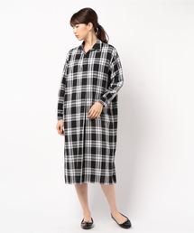 BELLUNA | チェック柄シャツワンピース(シャツワンピース)