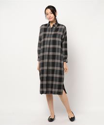 BELLUNA | チェック柄シャツワンピース(シャツワンピース)