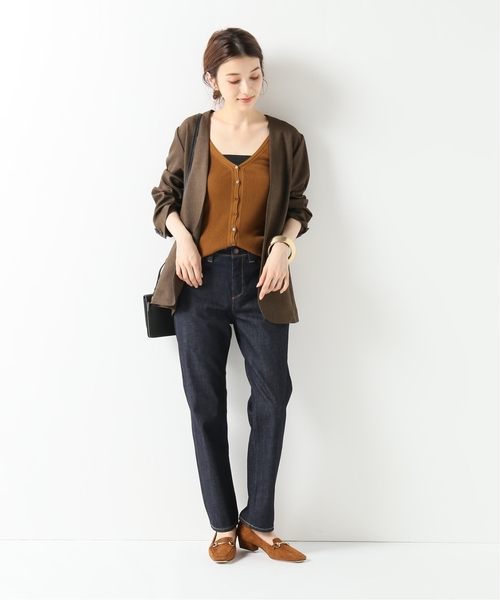IENA LA BOUCLE（イエナラブークル）の「IENA LA BOUCLE laspalmas 前開きニットキャミソール◆（ニット/セーター・レディース・ベージュ/ブラウン/ピンク・FREE）」の9枚目の写真
