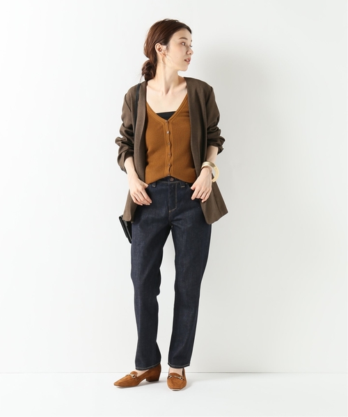 IENA LA BOUCLE（イエナラブークル）の「IENA LA BOUCLE laspalmas 前開きニットキャミソール◆（ニット/セーター・レディース・ベージュ/ブラウン/ピンク・FREE）」の10枚目の写真