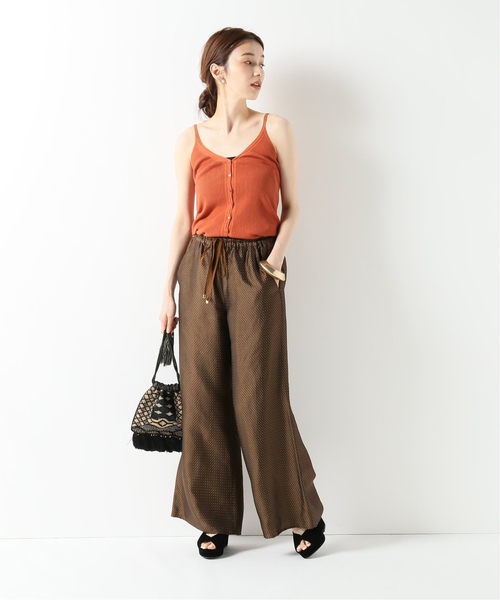 IENA LA BOUCLE（イエナラブークル）の「IENA LA BOUCLE laspalmas 前開きニットキャミソール◆（ニット/セーター・レディース・ベージュ/ブラウン/ピンク・FREE）」の13枚目の写真