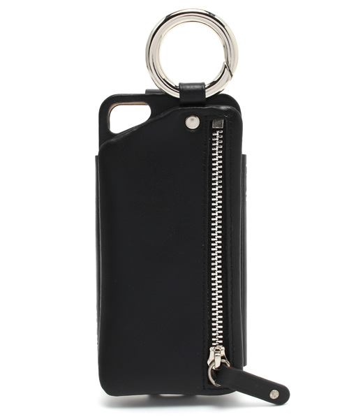 bpr BEAMS（ビーピーアール ビームス ）の「BEAMS / レザーOリングiPhone5sケース（スマホケース/カバー・メンズ・ブラック/ネイビー・ONE SIZE）」の2枚目の写真