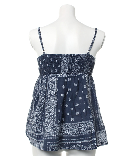 goa(ゴア)の「バンダナプリントキャミソール(キャミソール・レディース・インディゴブルー/レッド・FREE)」の3枚目の写真