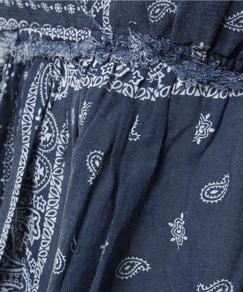 goa(ゴア)の「バンダナプリントキャミソール(キャミソール・レディース・インディゴブルー/レッド・FREE)」の8枚目の写真