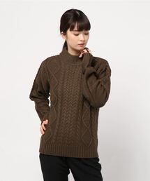 Bling Leads | 【Bl】ケーブルモックネックニット(ニット/セーター)