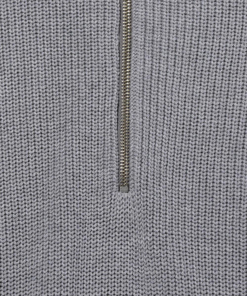 MONKEY TIME(モンキータイム)の「<monkey time> AZE CROPPED HALF ZIP PULLOVER VEST/ベスト(ベスト・メンズ・グレー/ブラック・MEDIUM/LARGE)」の11枚目の写真