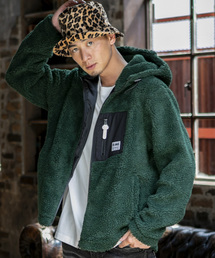 ADMIX/ATELIER SAB MEN | 【no sweat×ADMIX/ATELIER SAB MEN コラボ】ユニセックス もこもこ シェルパ ボア フリース / ジップアップ パーカー(ブルゾン)