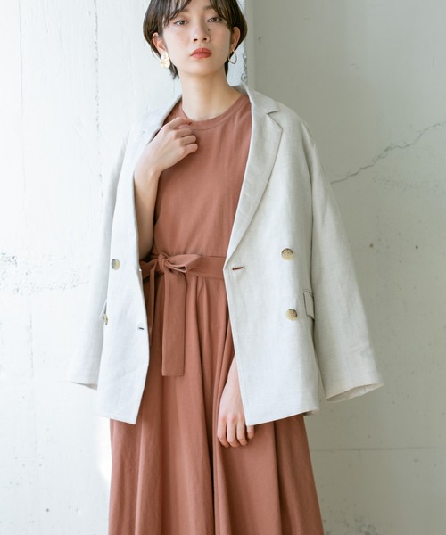 KBF（ケイビーエフ）の「フレアボリュームカットワンピース（ワンピース・レディース・ブラック/ベージュ/ブラウン・マルチサイズ）」の7枚目の写真