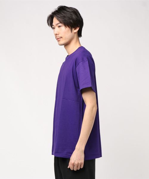 GILDAN（ギルダン）の「【GILDAN】 ビッグシルエットUSAフィット1/2スリーブＴシャツ/無地Ｔ（Tシャツ/カットソー・メンズ・ブラック/ダークグリーン/パープル/ブラウン/グレー/レッド/サックスブルー/ピンク/イエロー/オレンジ/ブルー/ワイン/チャコール/ホワイト/ベージュ/ネイビー・M/L/XL）」の17枚目の写真