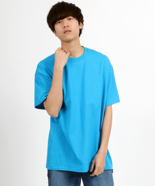 GILDAN（ギルダン）の「【GILDAN】 ビッグシルエットUSAフィット1/2スリーブＴシャツ/無地Ｔ（Tシャツ/カットソー・メンズ・ブラック/ダークグリーン/パープル/ブラウン/グレー/レッド/サックスブルー/ピンク/イエロー/オレンジ/ブルー/ワイン/チャコール/ホワイト/ベージュ/ネイビー・M/L/XL）」の10枚目の写真