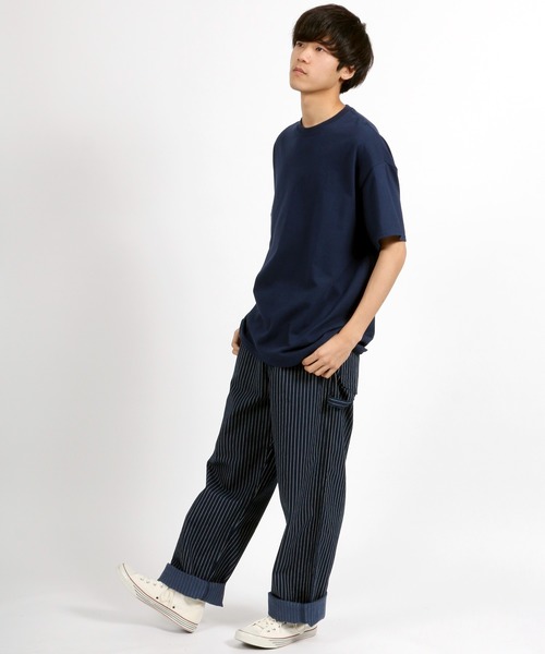 GILDAN（ギルダン）の「【GILDAN】 ビッグシルエットUSAフィット1/2スリーブＴシャツ/無地Ｔ（Tシャツ/カットソー・メンズ・ブラック/ダークグリーン/パープル/ブラウン/グレー/レッド/サックスブルー/ピンク/イエロー/オレンジ/ブルー/ワイン/チャコール/ホワイト/ベージュ/ネイビー・M/L/XL）」の19枚目の写真