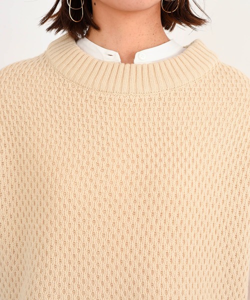 DouDou（ドゥドゥ）の「ニットベスト×シャツセット（ニット/セーター・レディース・オフホワイト・FREE）」の3枚目の写真