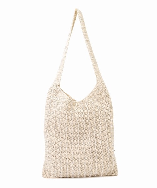 Casselini（キャセリーニ）の「Casselini（キャセリーニ）クロシェビーズトート（トートバッグ・レディース・ブラック/ブラウン/ライム/アイボリー・FREE）」の12枚目の写真