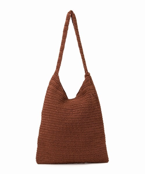 Casselini（キャセリーニ）の「Casselini（キャセリーニ）クロシェビーズトート（トートバッグ・レディース・ブラック/ブラウン/ライム/アイボリー・FREE）」の16枚目の写真