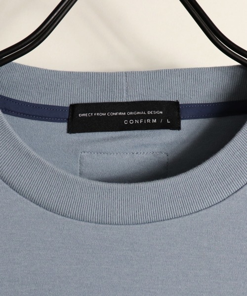 Confirm（コンファーム）の「Confirm / コンファーム 異素材ポケットビッグシルエットTシャツ（Tシャツ/カットソー・メンズ・ブラック/ベージュ/サックスブルー/アイボリー・M/L）」の12枚目の写真