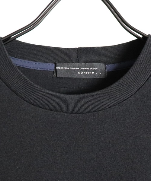 Confirm（コンファーム）の「Confirm / コンファーム 異素材ポケットビッグシルエットTシャツ（Tシャツ/カットソー・メンズ・ブラック/ベージュ/サックスブルー/アイボリー・M/L）」の9枚目の写真