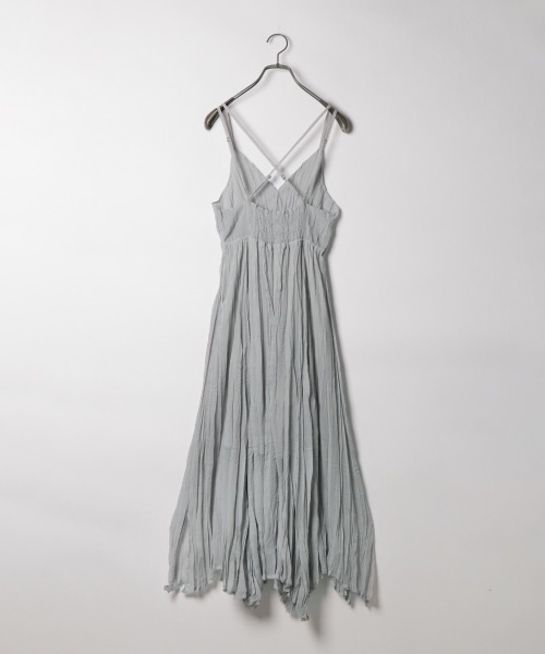 Heather(ヘザー)の「バッククロスワッシャーキャミワンピース 892421(ワンピース・レディース・ホワイト系その他/グレー系その他/ピンク系その他・FREE)」の10枚目の写真