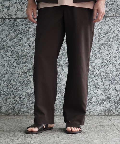 ADAM ET ROPE'（アダムエロペ）の「【EVALET】ワイドイージーパンツ（その他パンツ・メンズ・ブラック/ダークブラウン/ブルー系その他2・M/L）」の11枚目の写真