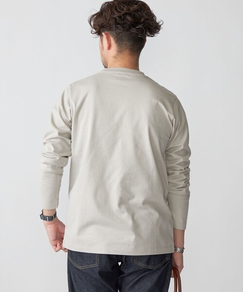 セール】SHIPS: 抗菌・防臭 NANO-FINE(R) ハイゲージ クルーネック T