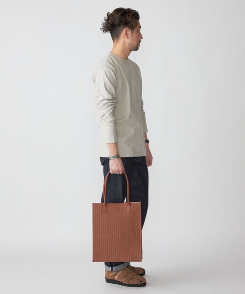 SHIPS: 抗菌・防臭 NANO-FINE(R) ハイゲージ クルーネック Tシャツ (ロンT)（Tシャツ/カットソー）｜SHIPS（シップス）