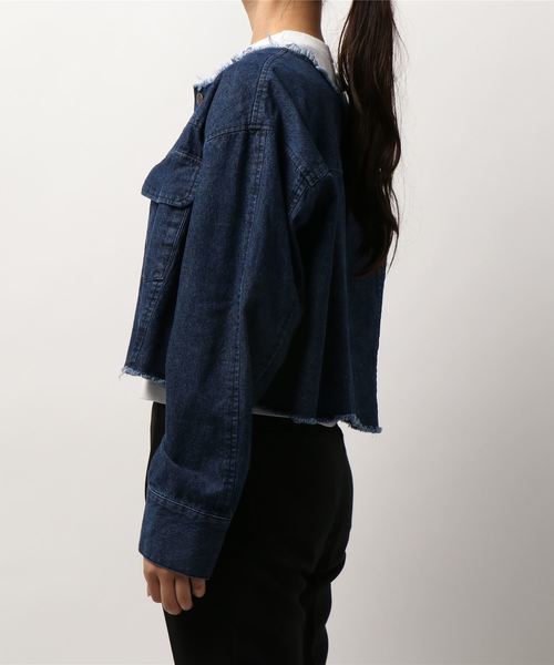 La SRIC（ラスリック）の「La SRIC/レイヤードGジャン（デニム