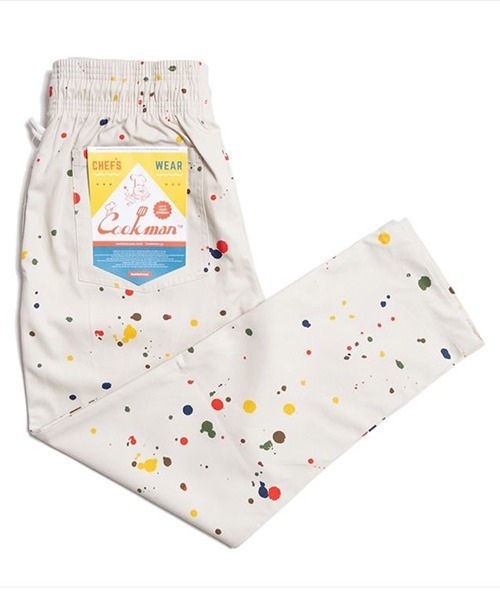 COOKMAN（クックマン）の「Cookman クックマン シェフパンツ イージーパンツ Sauce Splash Beige ソーススプラッシュ（その他パンツ・メンズ・ベージュ・SMALL/MEDIUM/LARGE）」の8枚目の写真
