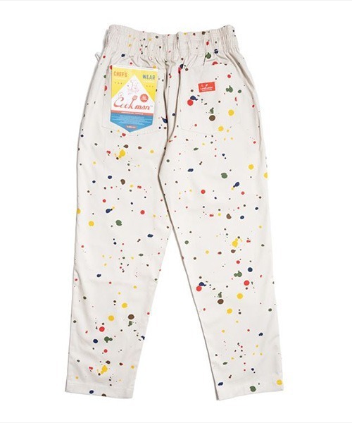 COOKMAN（クックマン）の「Cookman クックマン シェフパンツ イージーパンツ Sauce Splash Beige ソーススプラッシュ（その他パンツ・メンズ・ベージュ・SMALL/MEDIUM/LARGE）」の4枚目の写真