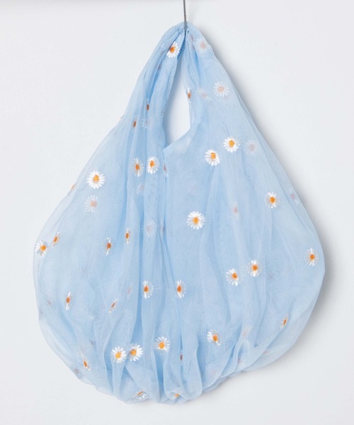 WEGO（ウィゴー）の「WEGO/マーガレットシースルートートバッグ（トートバッグ・レディース・サックスブルー/ピンク/イエロー・FREE）」の10枚目の写真