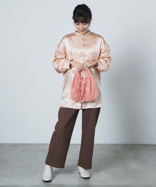 WEGO（ウィゴー）の「WEGO/マーガレットシースルートートバッグ（トートバッグ・レディース・サックスブルー/ピンク/イエロー・FREE）」の8枚目の写真