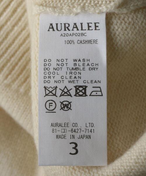 AURALEE（オーラリー）の「＜AURALEE（オーラリー）＞ クルーネック ニット■■■（ニット/セーター・メンズ・オフホワイト/ブラウン/ブラック・4/3/5）」の8枚目の写真