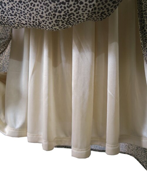 My shawty（ﾏｲｼｬｳﾃｨｰ）の「chiffon leopard long skirt（スカート・レディース・ブラック/ベージュ・FREE）」の5枚目の写真