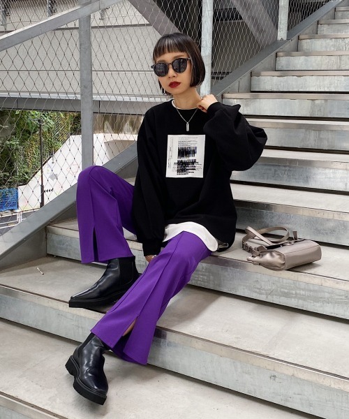 スタッフ用 日本製 PAGEBOY ページボーイ ボタンスウェットカーディガン スタッフ用 日本製 PAGEBOY ページボーイ ボタンスウェット