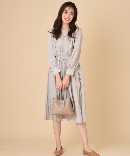 INTERPLANET（インタープラネット）の「軽量合皮配色ステッチミニBAG（ショルダーバッグ・レディース・ブラック/ベージュ・フリー）」の8枚目の写真