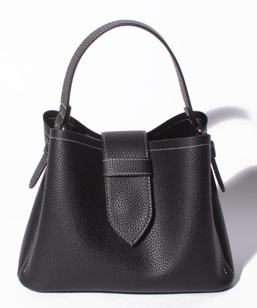 INTERPLANET（インタープラネット）の「軽量合皮配色ステッチミニBAG（ショルダーバッグ・レディース・ブラック/ベージュ・フリー）」の11枚目の写真