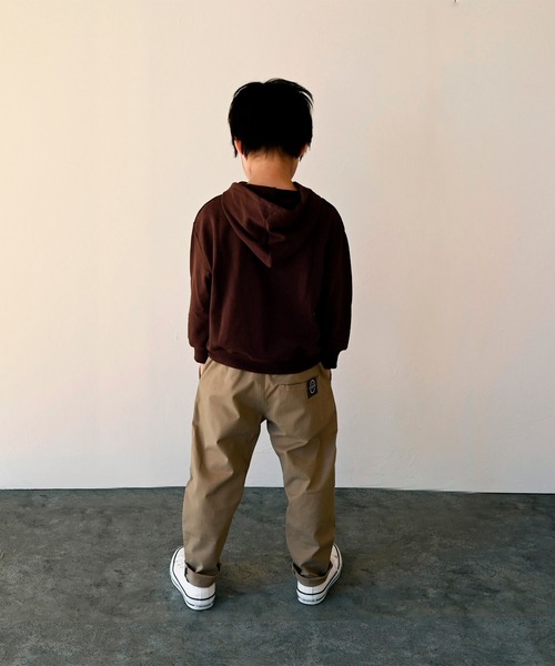 ZERO standerd(ゼロスタンダード)の「ゼロスタンダード テーパードストレッチパンツ(その他パンツ・キッズ・ブラック/チャコールグレー/カーキ/ベージュ/ブラウン・130cm/140cm/150cm/160cm)」の15枚目の写真