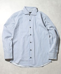 【日本製/Made in Japan】ブロードワイドカラーロングスリーブシャツ